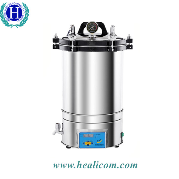 Esterilizador de vapor a presión portátil digital YX-280