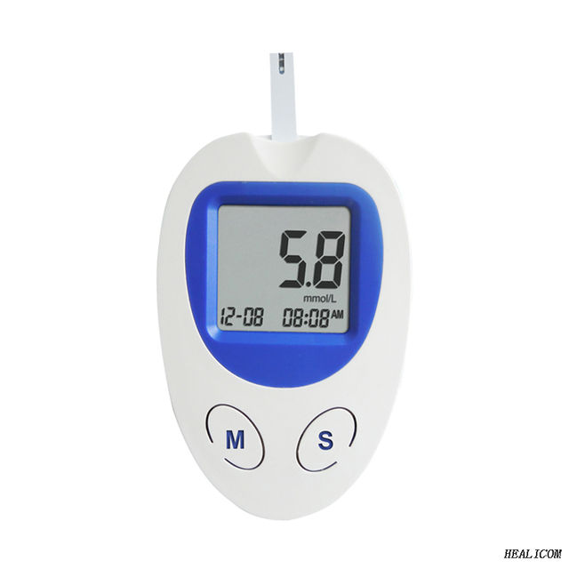 Equipos de prueba portátiles del glucómetro de sangre BG-101 del CE Sistema de control de la glucosa en sangre