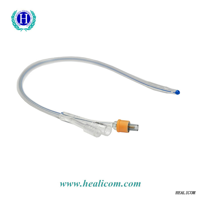 Catéter Foley de silicona de 3 vías desechables consumibles médicos MW84 100%