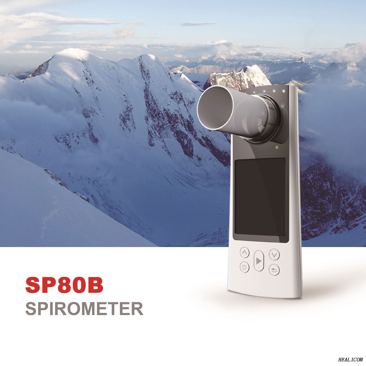 El más barato HSP80B, analizador de pruebas de función pulmonar pulmonar, espirómetro portátil, espirometría, dispositivos de prueba pulmonar