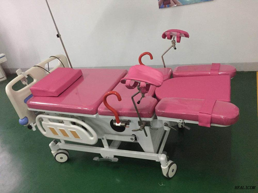 Buen precio HDC-B muti función eléctrica ginecología mesa obstétrica cama obstétrica para hospital