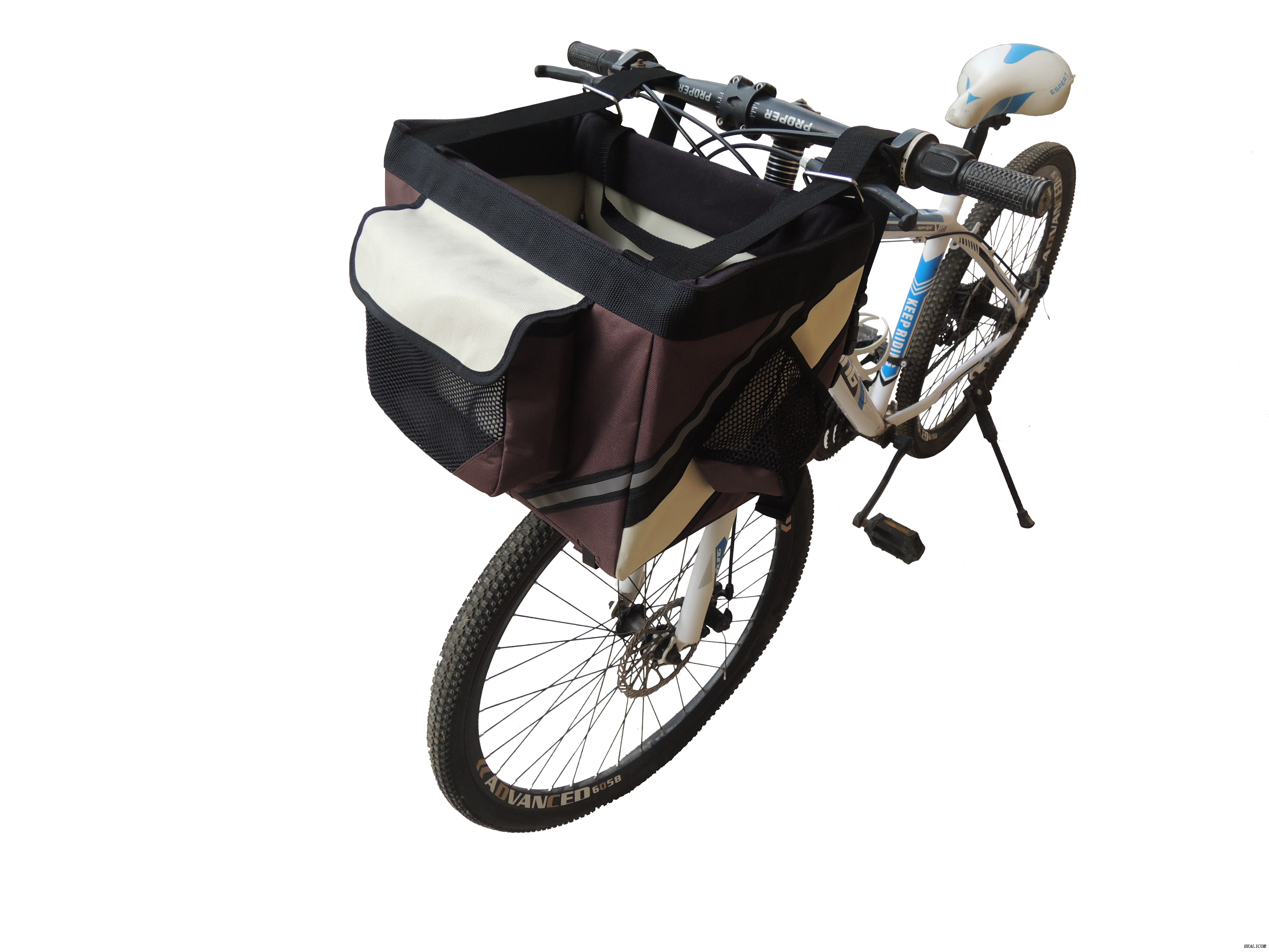 TPC0007 Cestas de bicicleta para mascotas portátiles de alta calidad para perro, gato, bicicleta, bolsa de transporte para mascotas